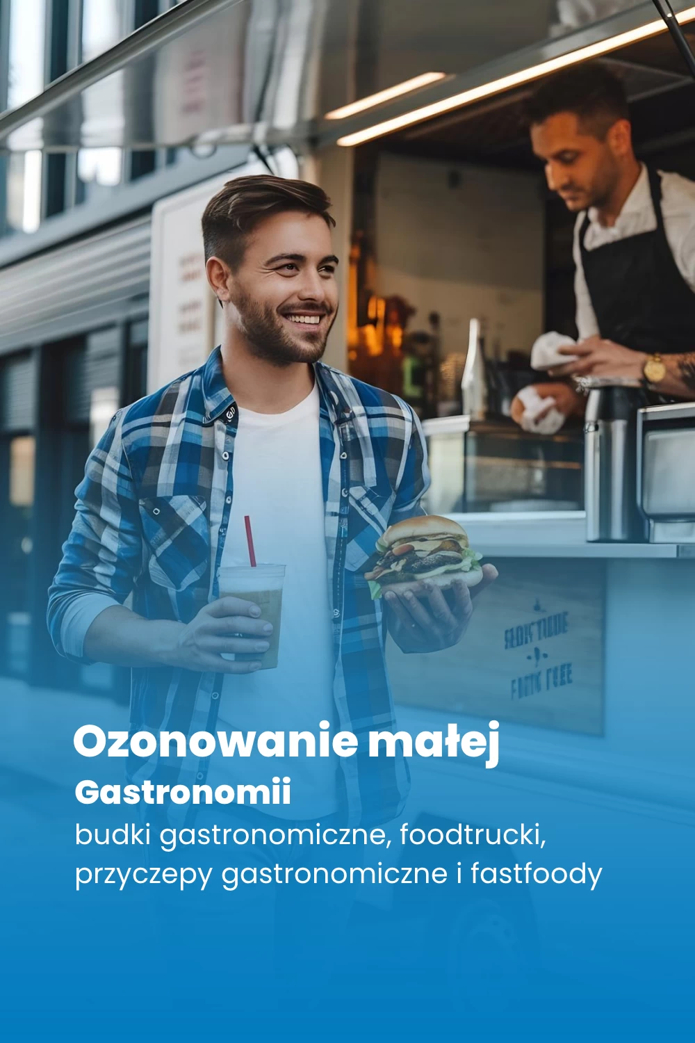 Ozonowanie Kraków - ozonowanie małej gastronomii - budki gastronomiczne, foodtrucki, przyczepy gastronomiczne i fastfoody