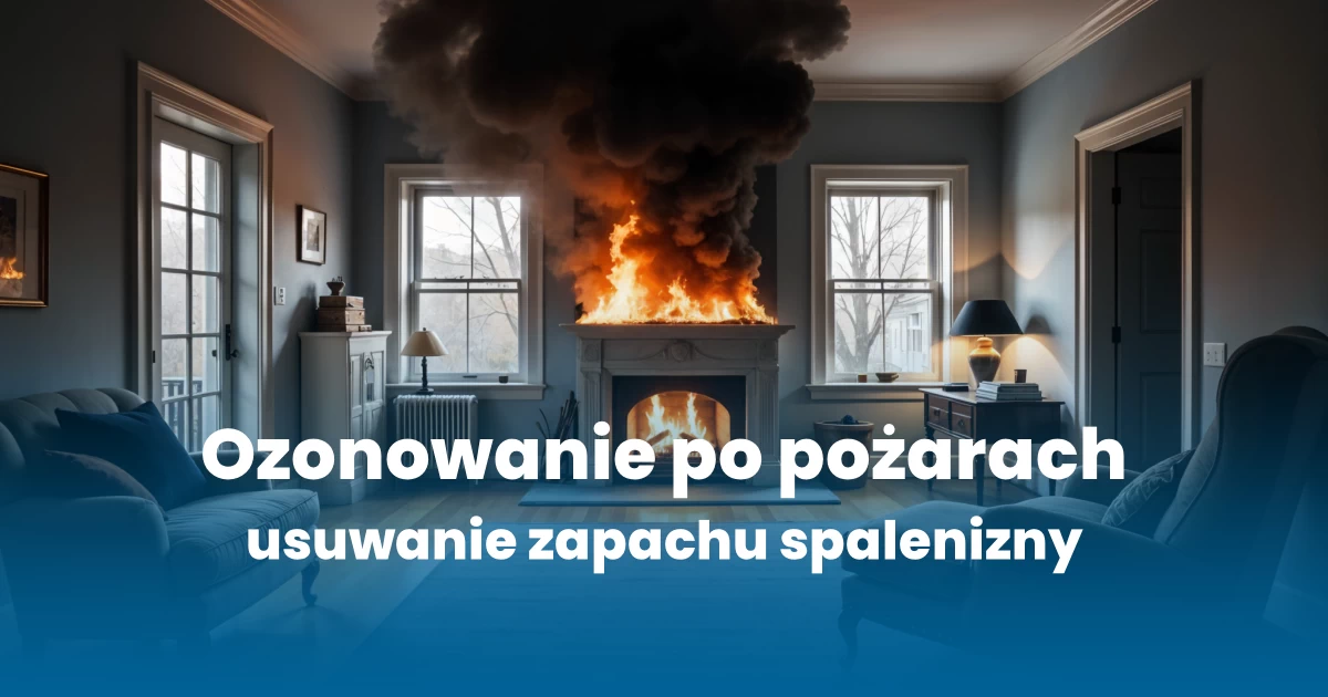 Ozonowanie wnętrz domów i mieszkań po pożarach Kraków