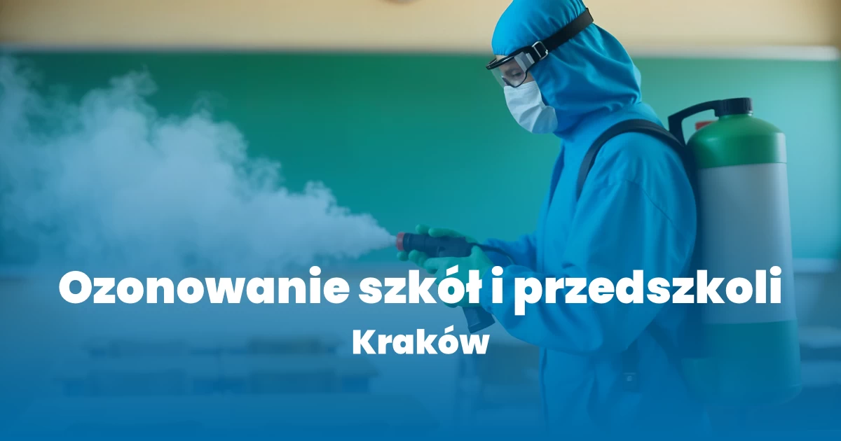 Ozonowanie szkół i przedszkoli w Krakowie